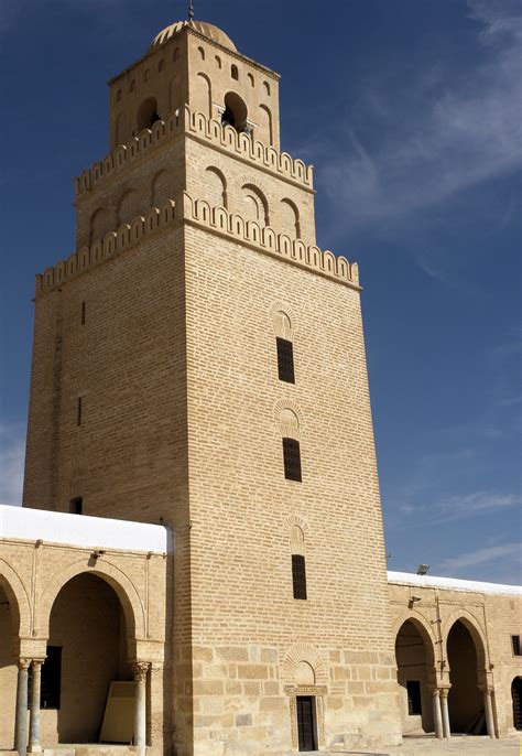 Fileminaret Of The Great Mosque Kairouan Tunisia Wikimedia Commons