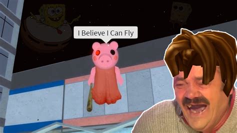 Best Roblox Piggy Funny Meme Moments Compilation Flying Piggy Youtube