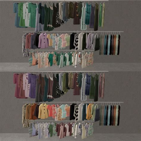 Sims2 Clothes Racks Downloads Bps Community Clothing Rack Sims 4 Cc Furniture Sims 4