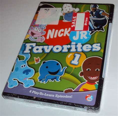 Nick Jr Favorites Vol 1 One Nickelodeon Dvd New Lazytown Blues Clues Oswald 97368875920 Ebay
