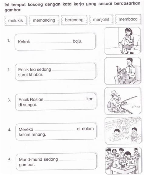 Lembaran Kerja Latihan Bahasa Melayu Prasekolah Googl Vrogue Co