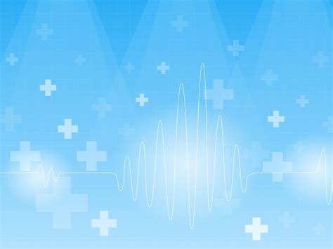 Cardiogram On A Blue Backgrounds Blue Health Medical White