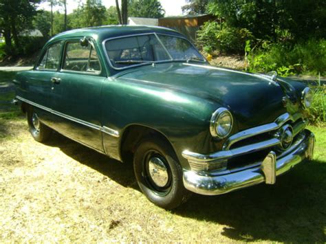 1950 Ford Custom Dark Green 2 Door Standard