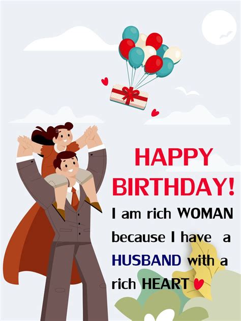 Rich Husband Happy Birthday Husband Cards Birthday And Greeting Cards