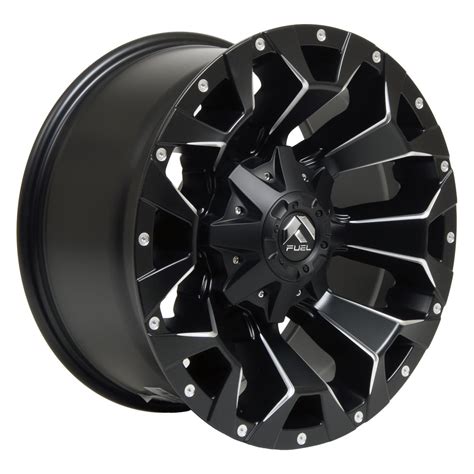 Fuel Off Road Assault D546 Series Matte Black Wheels With Milled