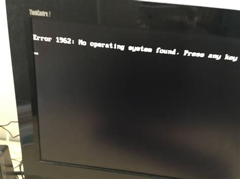 Error No Operating System Found Solved