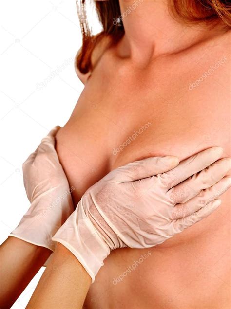 Brust Untersuchung Durch Arzt Nackt Weiblichen K Rperteil Stockfoto