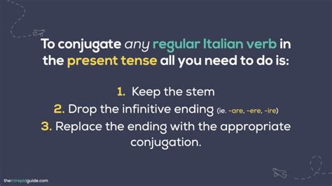 How To Conjugate Italian Verbs In Simple Steps Italian For Beginners