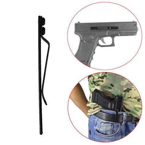 Universal Gun Clip For Semi Automatic Handgun Ambidextrous Concealed