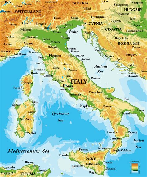 Прочида — культурная столица италии. Mappa d'Italia Dettagliata - Cartina Italiana - Scegli tra ...