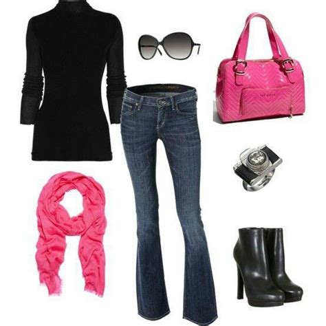 Black Andand Pink Fashion Clothes For Women Style