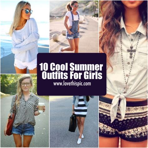 10 Cool Summer Outfits For Girls