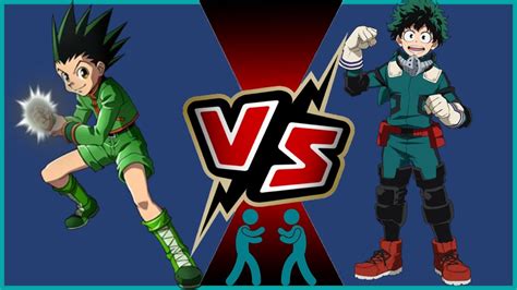 Deku Vs Gon Youtube