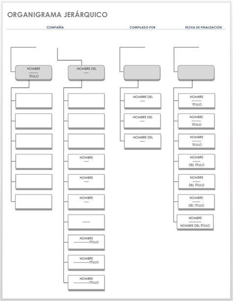 Plantillas De Organigrama Gratuitas Para Word Smartsheet