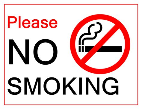 No Smoking Sign Printable Bilscreen