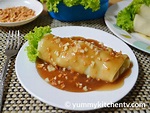 Lumpiang Sariwa with Fresh Wrapper and Sauce - Yummy Kitchen