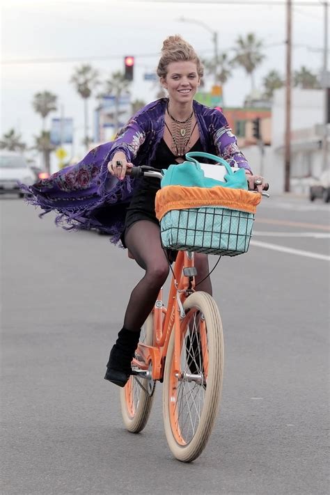 Annalynne Mccord Out Riding A Bike In Venice Hawtcelebs