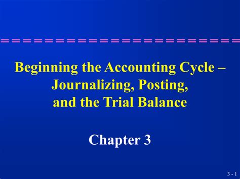 Beginning The Accounting Cycle Journalizing Posting And The