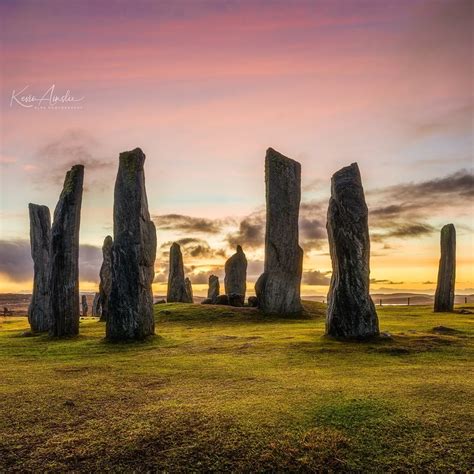 Callanish Stones Before Sunrise Scotland Mystical Places Scotland