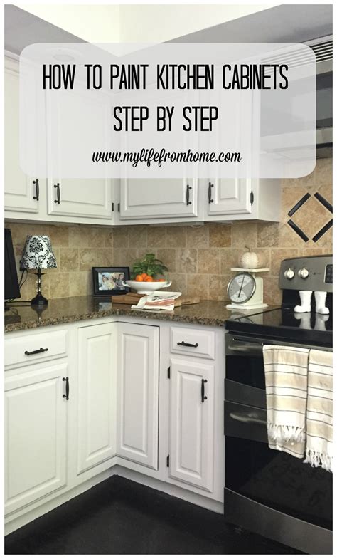 How to distress your kitchen. DIY: How I Painted My Kitchen Cabinets | My Life From Home