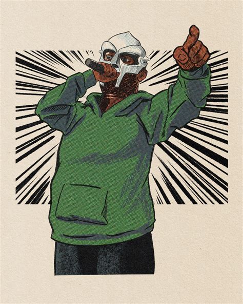 Rip Mf Doom The Greatest Villian There Ever Was Rillustration