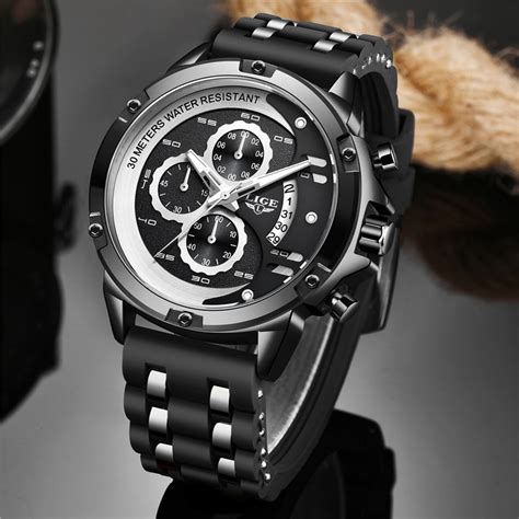 Generally, hublot luxury sports watches have a more modern look. 2020 Warterproof Watch Sports Silicone Mens Watches LIGE ...