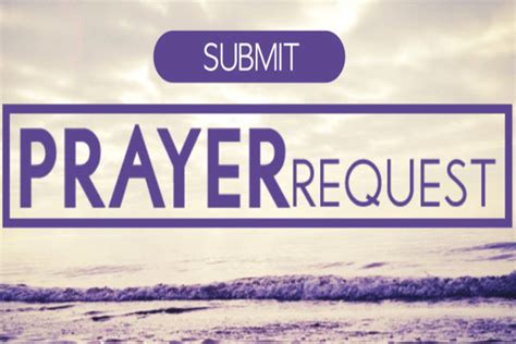 Prayer Requests Fellowship Church