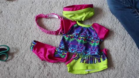 Review American Girl Leas Mix And Match Swim Set Youtube