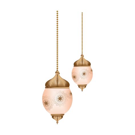 Hanging Lamp Islamic Vector Islamic Light Fanous Islamic Lamp