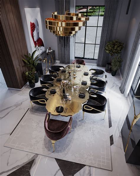 The Most Luxurious Dining Rooms By Kelly Wearstler Inspirations
