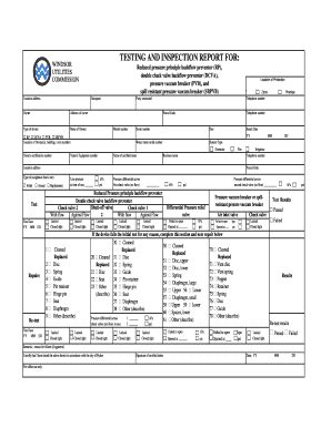 The steps of testing a backflow device. Best Generic Backflow Test Form - Fill Free Fillable Forms ...