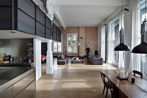 A Redesigned Loft Apartment In Amsterdam Gets A Touch Of Industrial