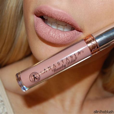 Anastasia Liquid Lipstick In Pure Hollywood Review Swatches All In The Blush Anastasia