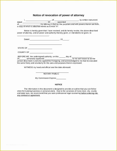 Special Power Of Attorney Template Free Of Power Of Attorney Form