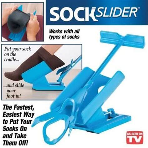 New Sock Slider Aid Helper Easy On Easy Off Sock Slider Helper As Seen On Tv