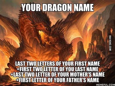 Say Your Dragon Name In The Comment Dragon Names Dragon