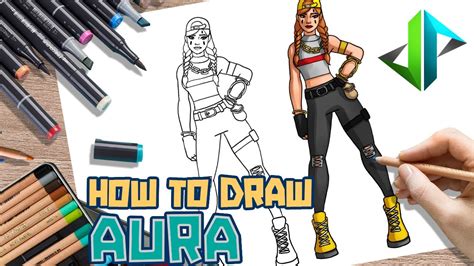 Aura is an uncommon outfit in fortnite: DRAWPEDIA HOW TO DRAW AURA SKIN from FORTNITE - STEP BY ...