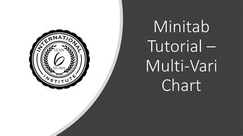 Minitab Tutorial Multi Vari Chart Youtube