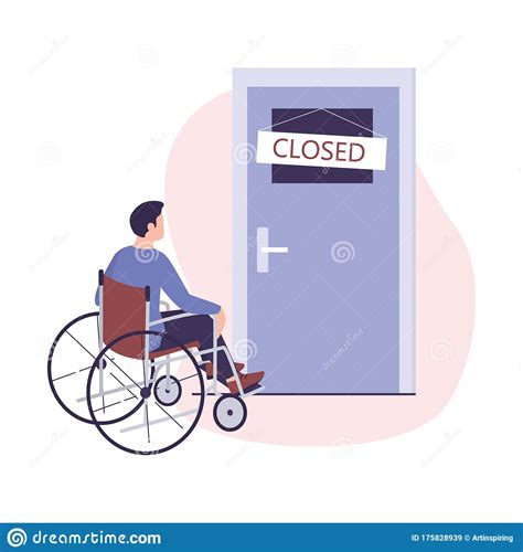 Ableism Concept. Discrimination And Social Prejudice Against People Stock Vector - Illustration ...