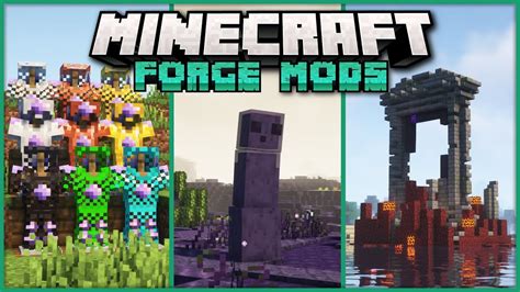 17 New And Cool Forge Mods For Minecraft 1 19 1 19 1 And 1 19 2 Youtube