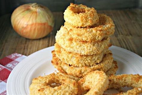 Crispy Oven Baked Onion Rings Recipe On Yummly Baked Onions Baked