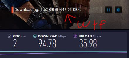 So to clarify i have a above 100 mgbs download speed and. Any fix for Blizzard launcher slow download speed ...