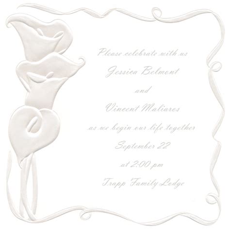 4 Best Images Of Printable Blank Invitation Paper Blank Wedding