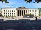 Gebäude der University of Oslo Faculty of Law in Oslo am 05. Juli 2016 ...
