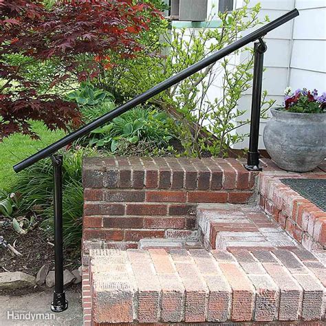 Metal hand railings will last as long as the steps and not need replacing. Make a Home Safe for Older Folks | Outdoor stair railing ...