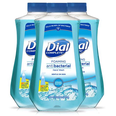 Pack Of 3 Dial Complete Antibacterial Foaming Hand Wash Refill