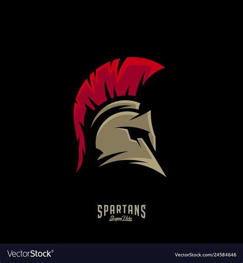 Spartan Logo Sparta Logo Spartan Helmet Logo Vector Image On Design