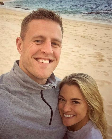 all the times nfl star j j watt and his girlfriend have been totally adorable celebrity wedding