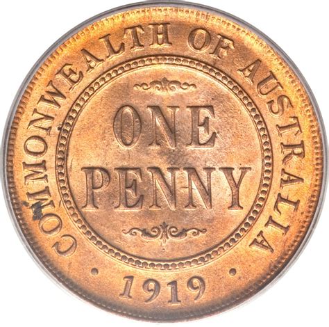 Coins / Australia / Penny 1919 - Online Coin Club