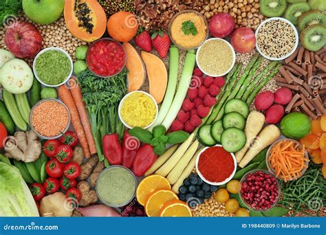 Large Collection Of The Worlds Healthiest Foods Stock Image Image Of